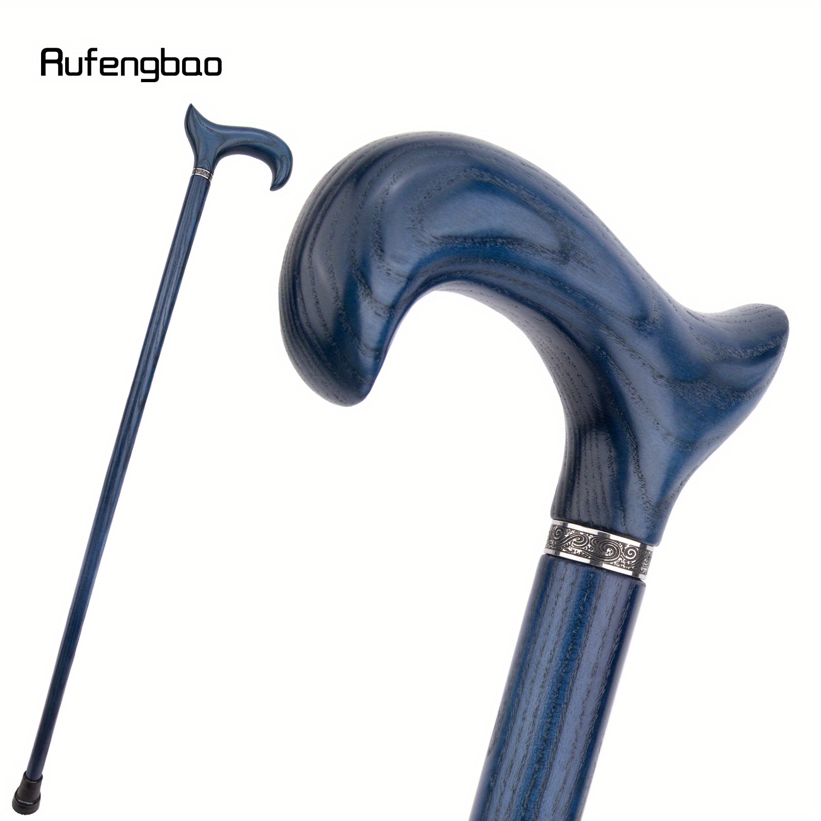 Woodworking Joint - Blue Wooden Single Joint Fashion Stick