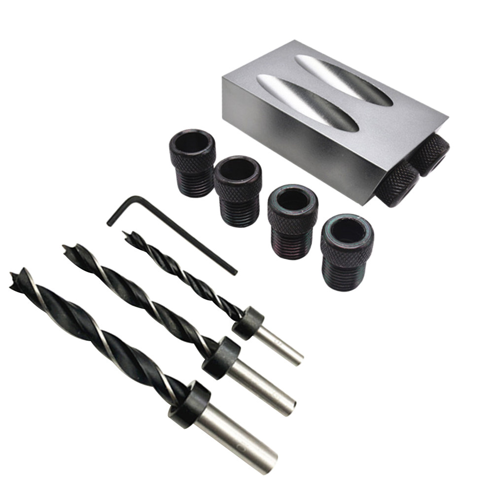 Woodworking Joint - 34pcs Oblique Hole Drill Set 15