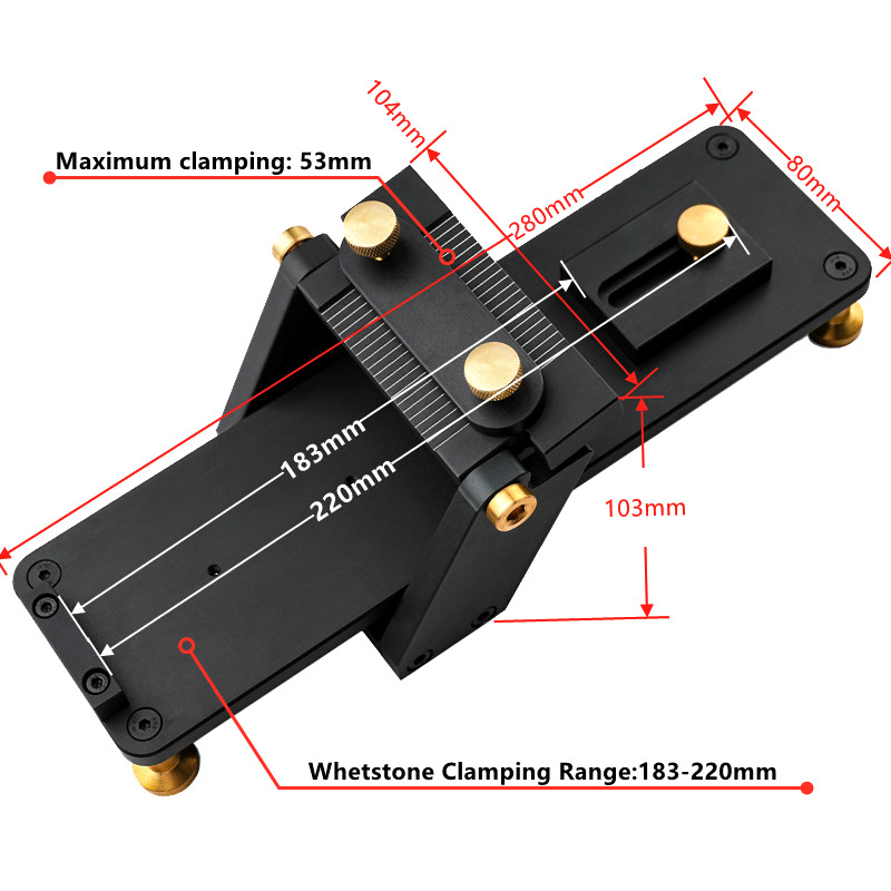 Aluminum Fixed Angle Whetstone - Woodworking Edge Corner Planer recension och pris