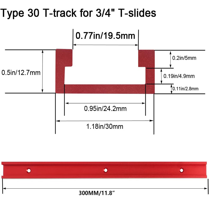 2pcs Type 30 Woodworking T-slo - Woodworking Plan recension och pris