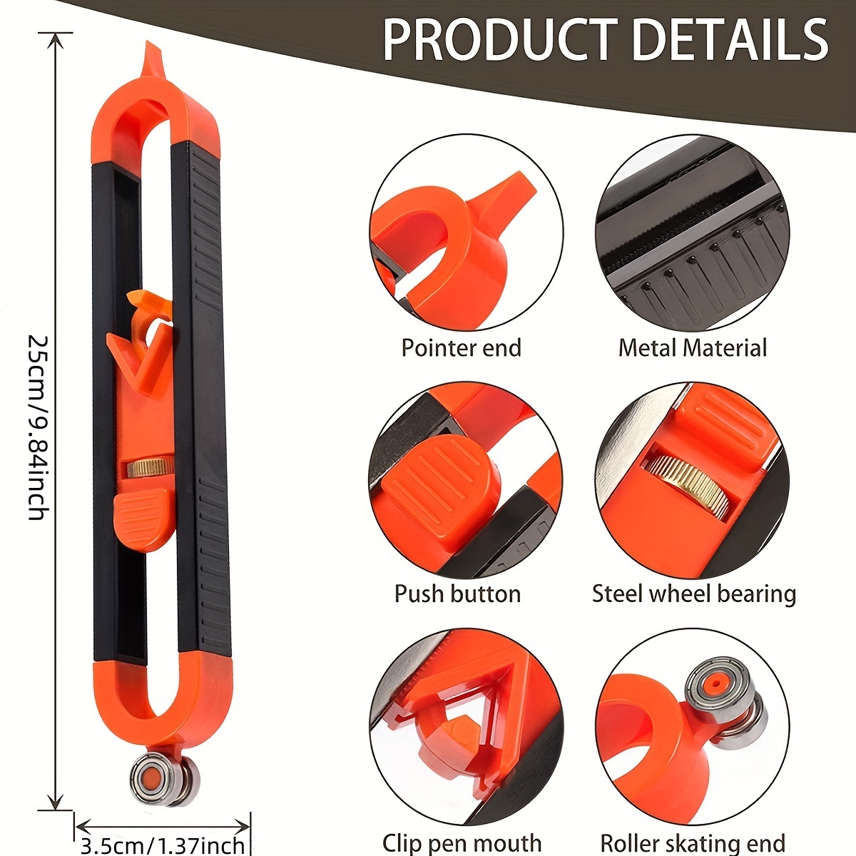Contour Gauge Scribing Tool, P - Woodworking Product recension och pris