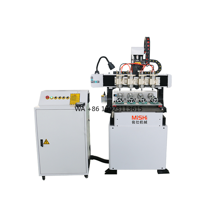 Small Multi Head 4 Axis Mini C - Woodworking Cnc Router Machine Price recension och pris