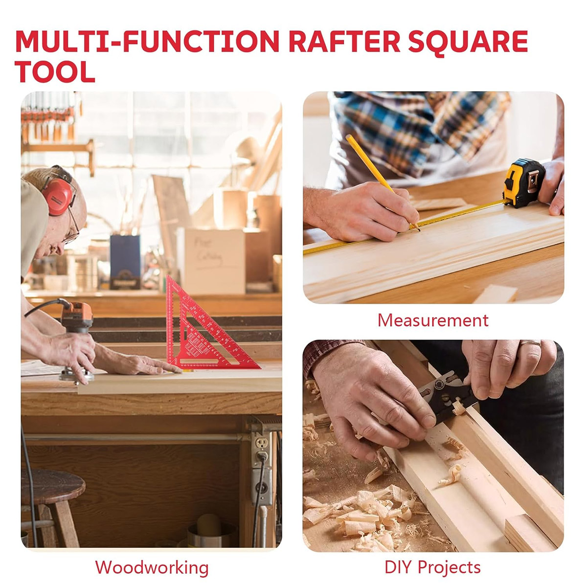 Aluminum Alloy Speed Square Hi - Woodworking Product recension och pris