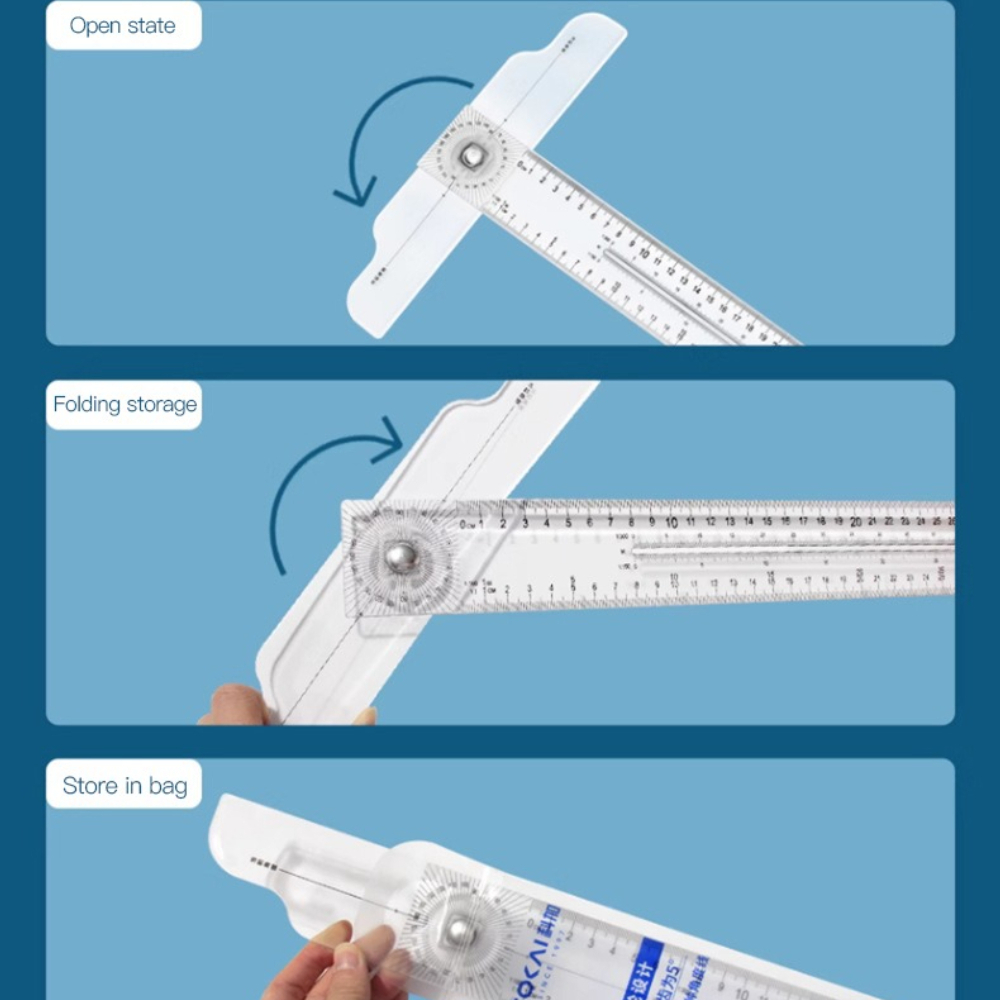 Dual-Sided T Square Ruler Clea - Woodworking Product recension och pris