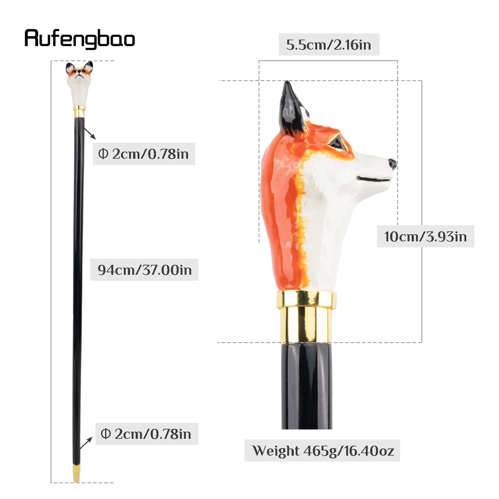 Ceramic Red Fox Head Wooden Si - Woodworking Joint recension och pris