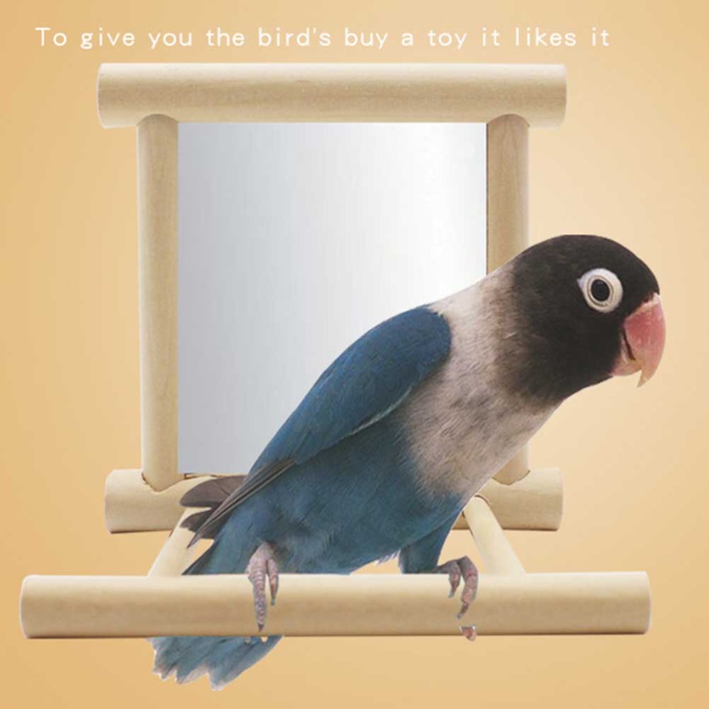 Wood Wood Bird Cage Perch Mirr - Woodworking Zone recension och pris