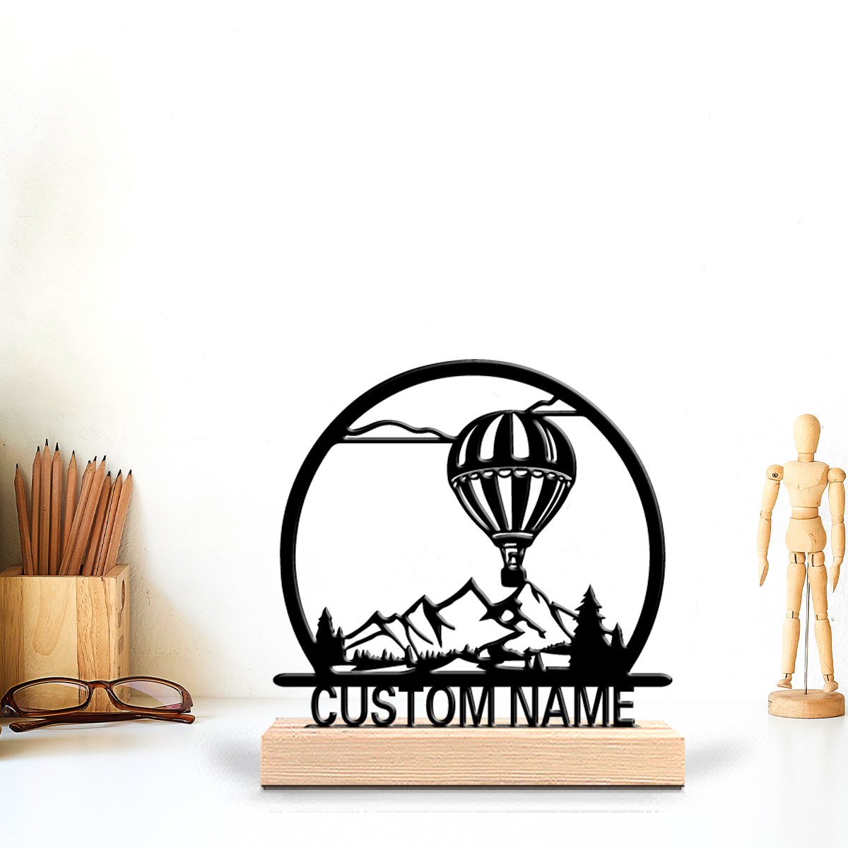 1pc Hot air balloon Customized - Woodworking Crafts recension och pris