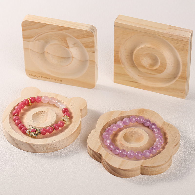 1Pc DIY Natural Wooden Beading - Woodworking Crafts recension och pris