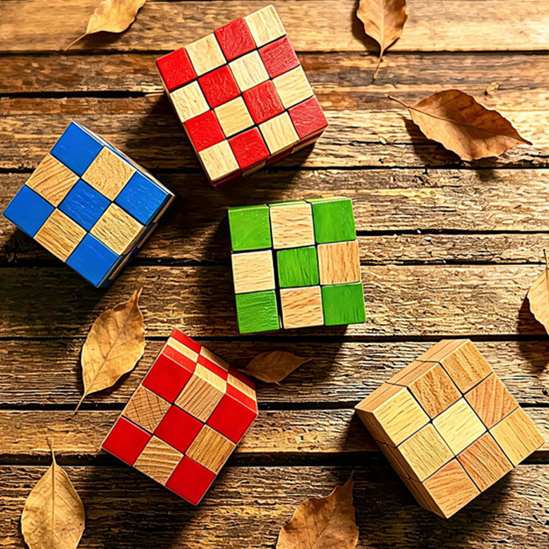Square Snake Cube Wooden Brain - Woodworking Hobby recension och pris