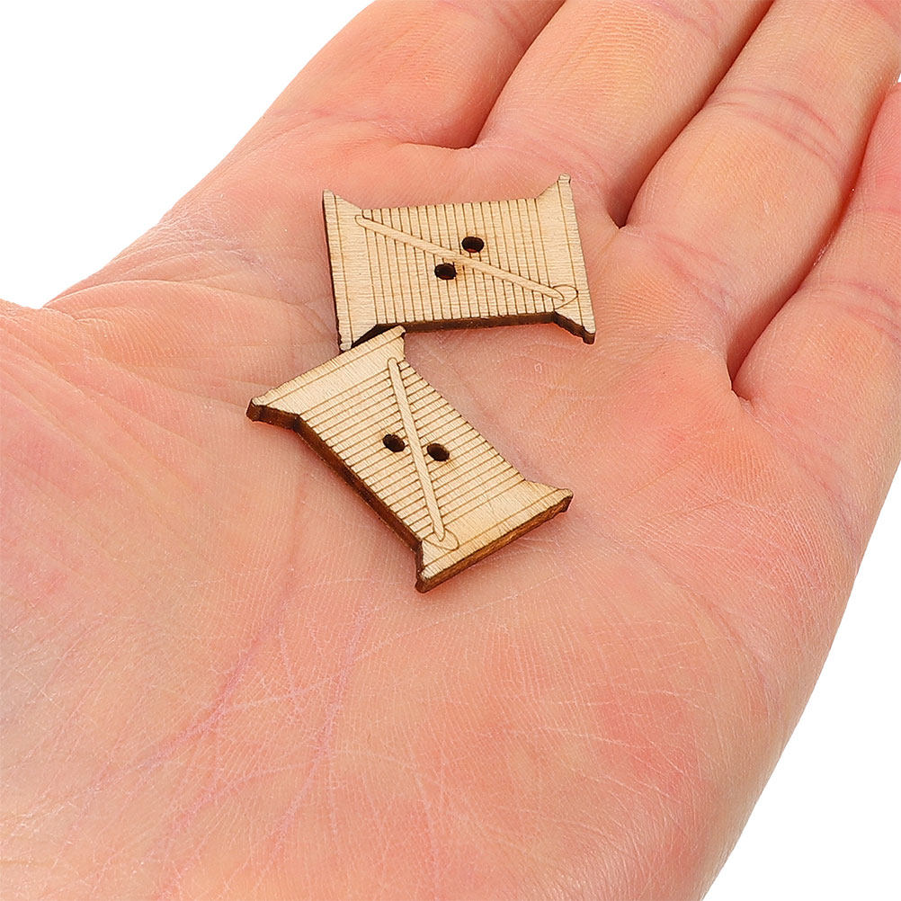 100Pcs Wooden Embroidery Floss - Woodworking Crafts recension och pris