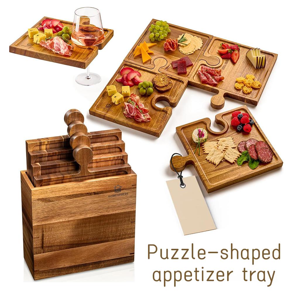 Wooden Puzzle Shaped Appetizer - Woodworking Plan recension och pris