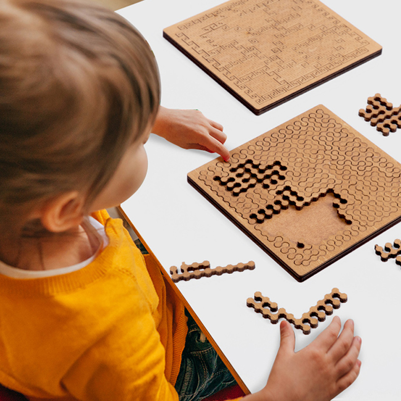 Impossible Wooden Puzzle IQ Pu - Woodworking Hobby recension och pris