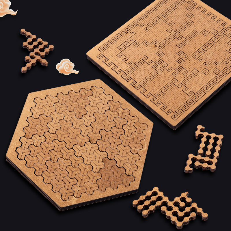 Impossible Wooden Puzzle IQ Pu - Woodworking Hobby recension och pris