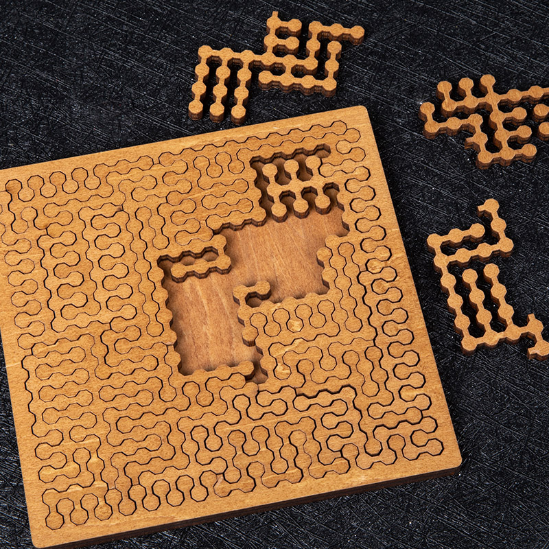 Impossible Wooden Puzzle IQ Pu - Woodworking Hobby recension och pris