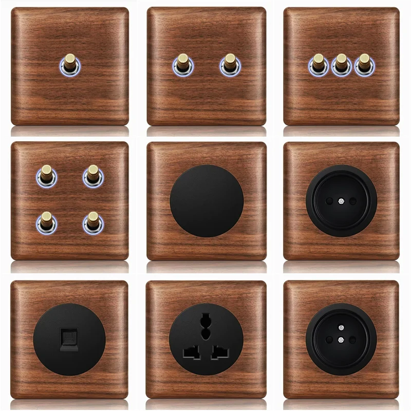 T&i Wood Switch Socket, 86 Wal - Woodworking Zone recension och pris