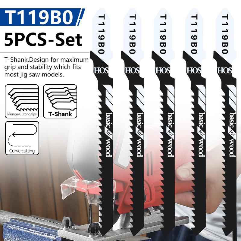 XCAN 1/5/10pcs T119BO Jigsaw B - Woodworking Plan recension och pris