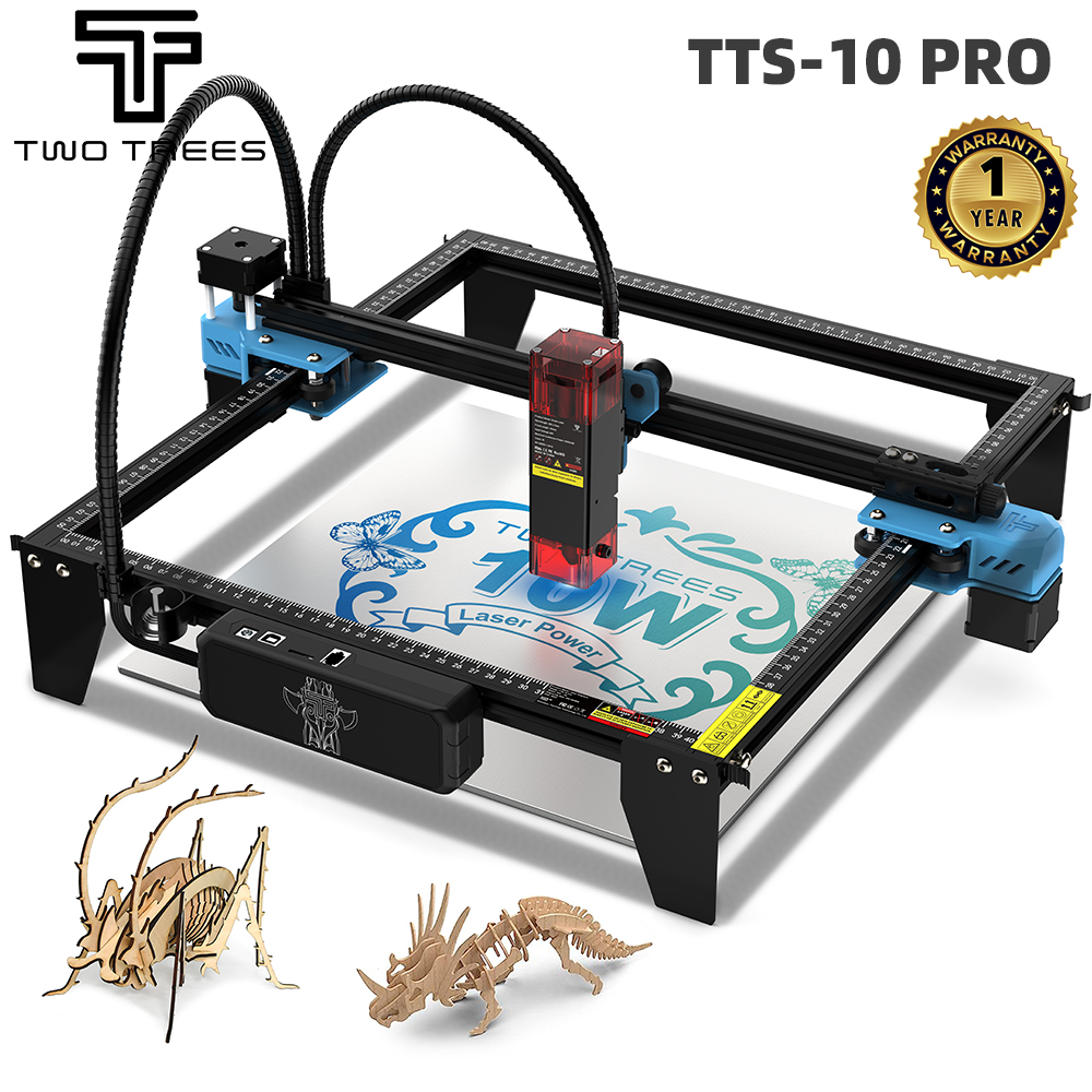 TWOTREES TTS-10 Pro Laser Engr - Woodworking Logo recension och pris