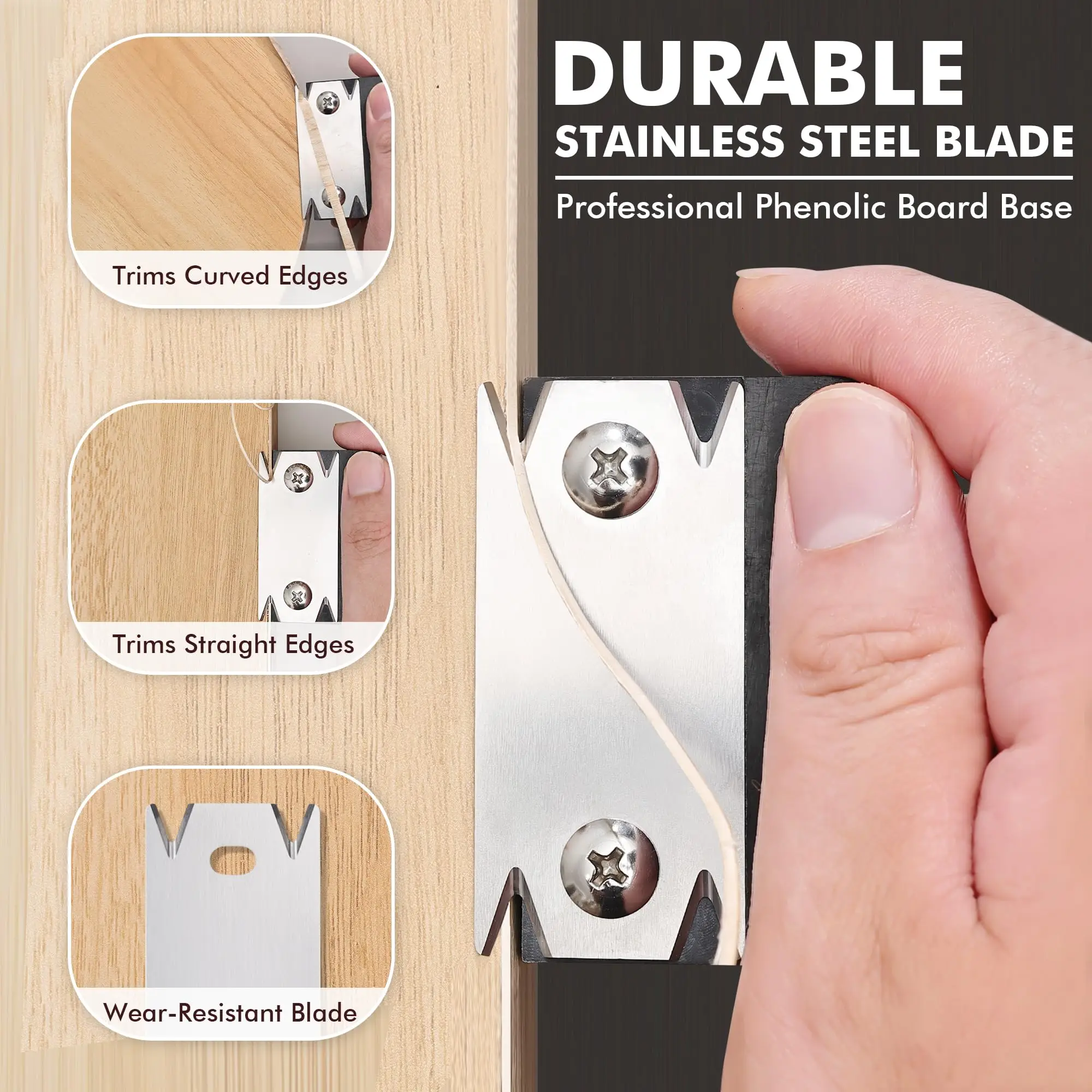 Trimmer Wood Chamfering Fillet - Woodworking Edge Corner Planer recension och pris