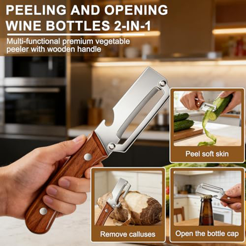Stainless Steel Kitchen Peeler - Woodworking Hobby recension och pris