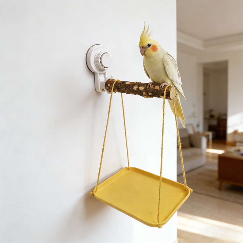 Parrot Stand with Suction Cup  - Woodworking Joint recension och pris