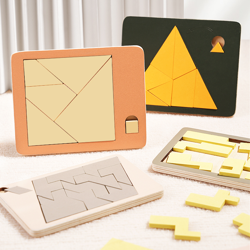Wooden Geometric Puzzles Chall - Woodworking Hobby recension och pris