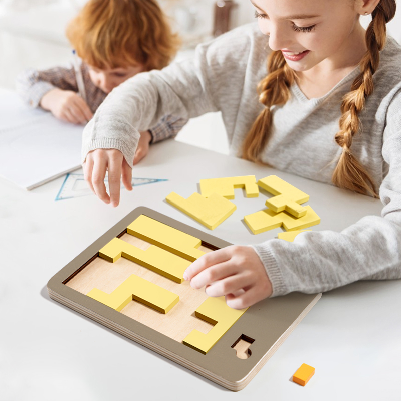 Wooden Geometric Puzzles Chall - Woodworking Hobby recension och pris