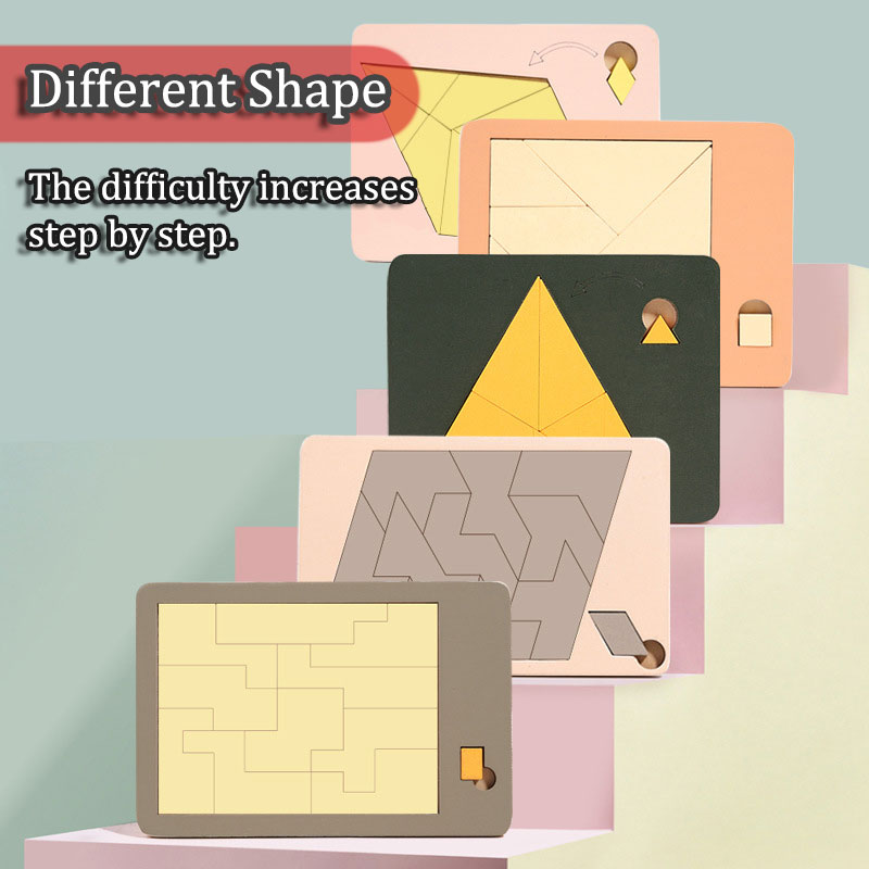 Wooden Geometric Puzzles Chall - Woodworking Hobby recension och pris
