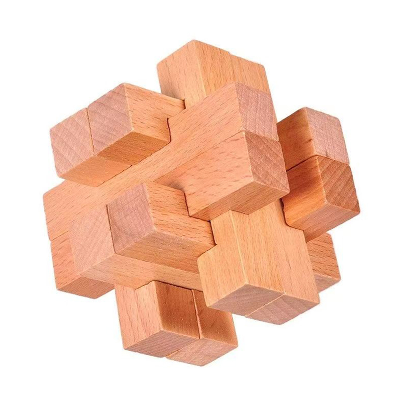 Wooden Brain Teaser for Adults - Woodworking Hobby recension och pris