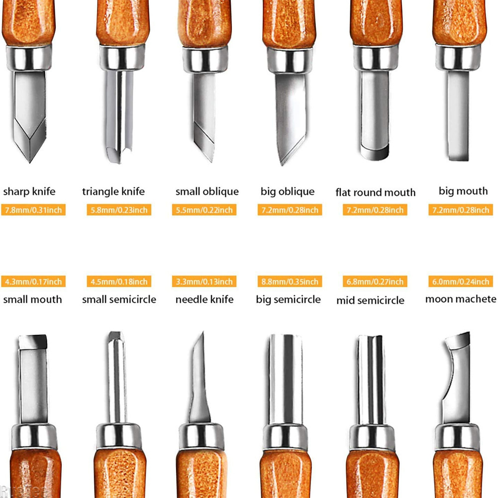 12Pcs SK2 Woodworking Carving  - Woodworking Crafts recension och pris